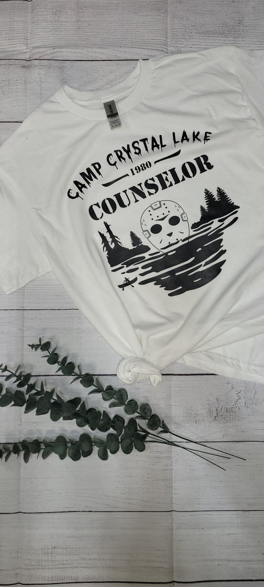 *Solid* Camp Crystal Lake Counselor (Medium) (Ready to Ship)