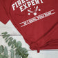 *Solid* Fireworks Expert - White Print (Custom Order T-Shirt)